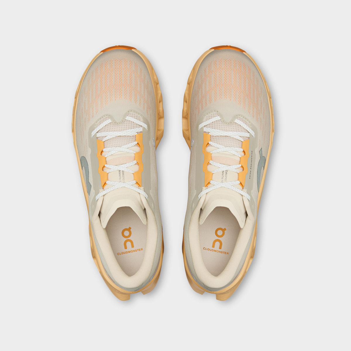 On Cloudmonster 3 Men – Pelican | Squash