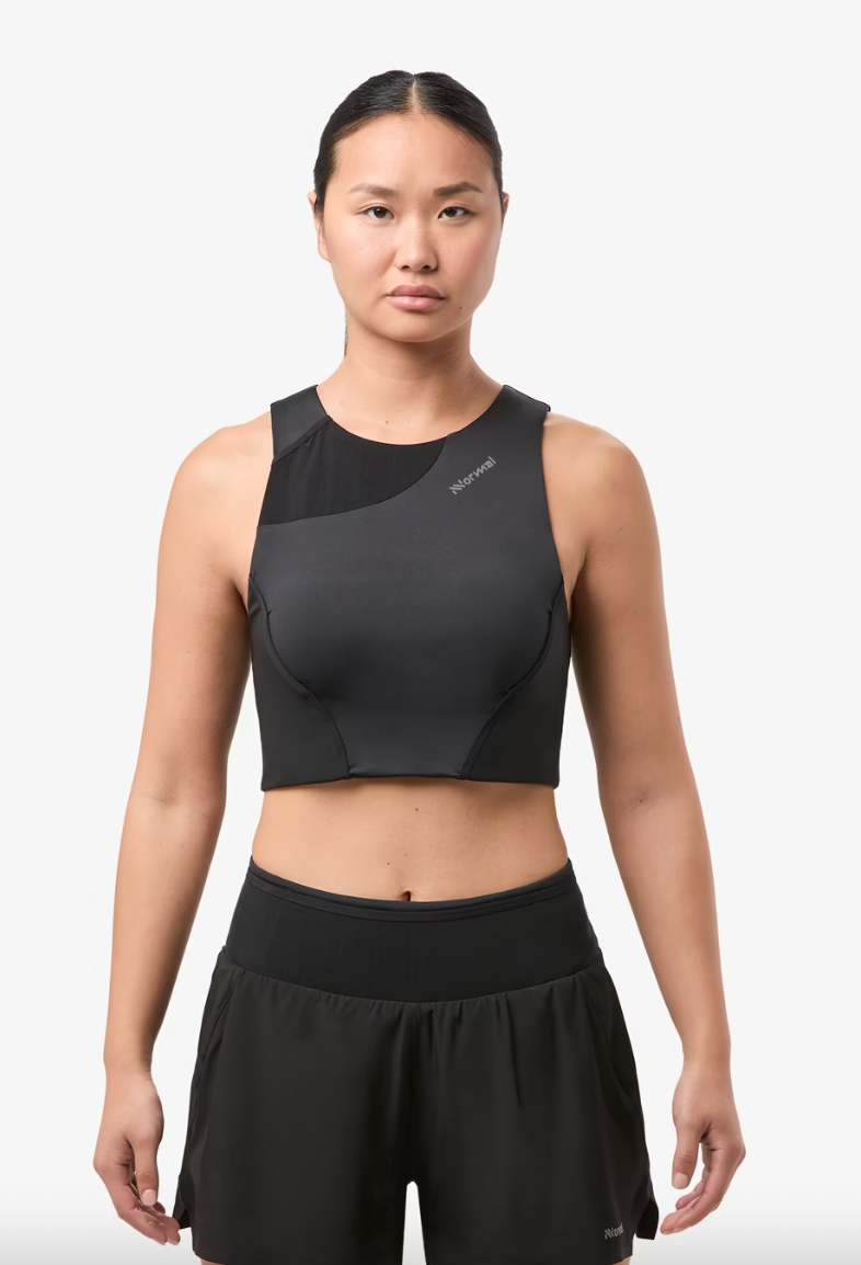 Trail Cropped Top W Black