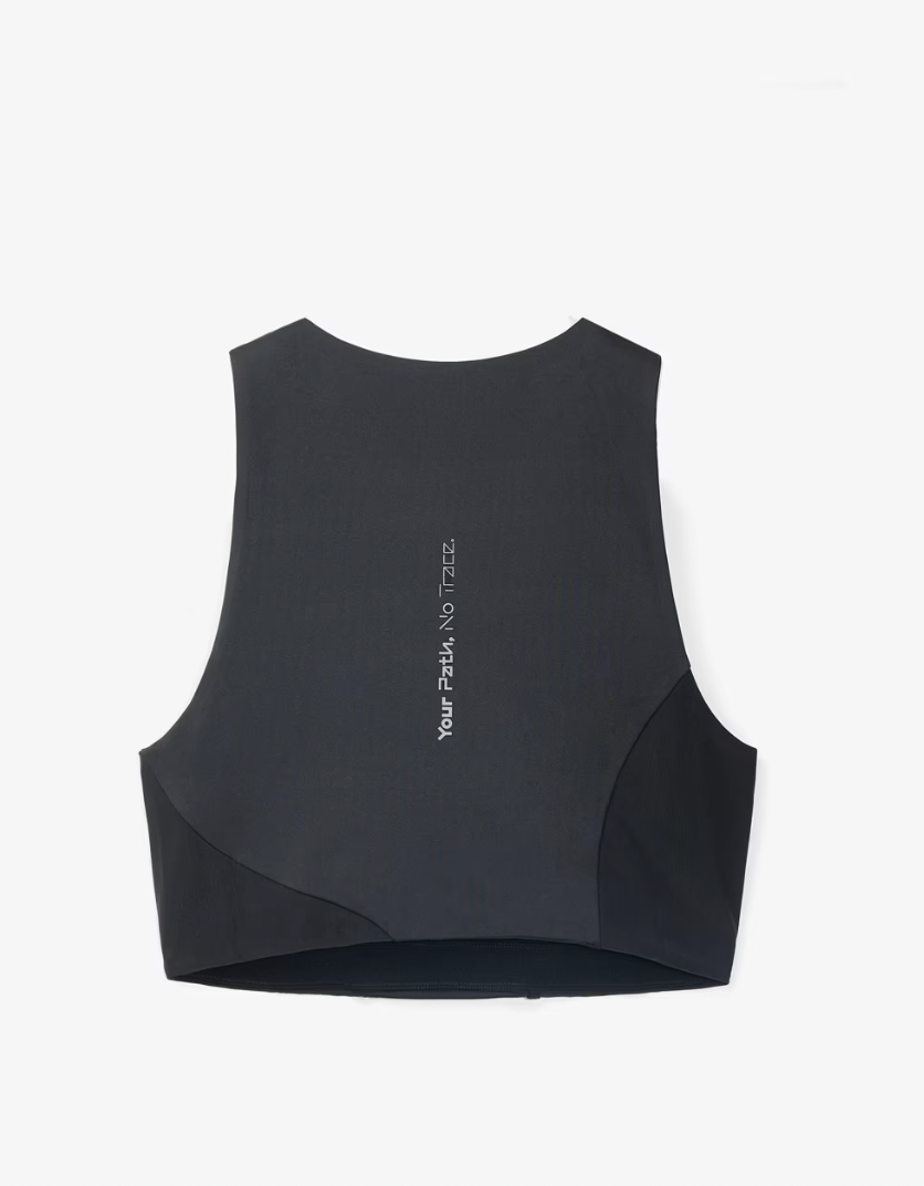 Trail Cropped Top W Black