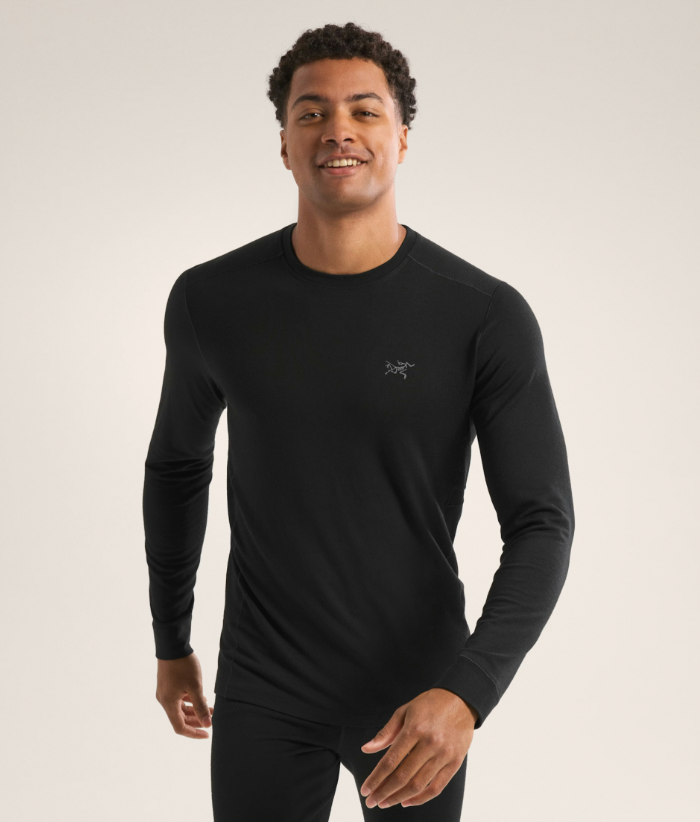 Rho Merino Wool Crew Neck LS Men's