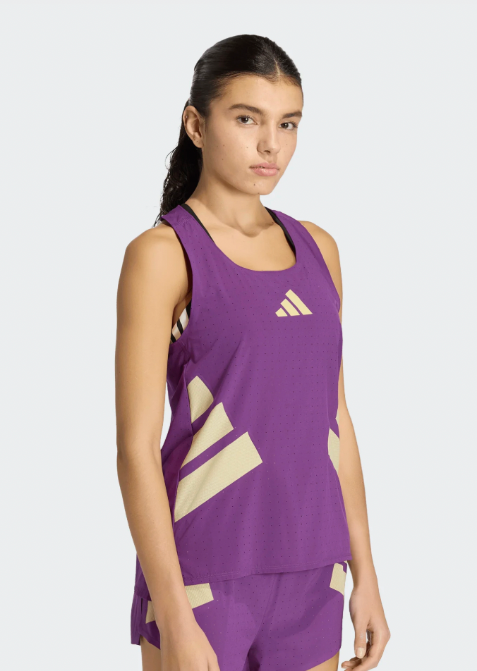 Adizero Road to Records Singlet W