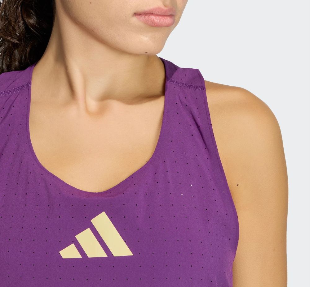 Adizero Road to Records Singlet W