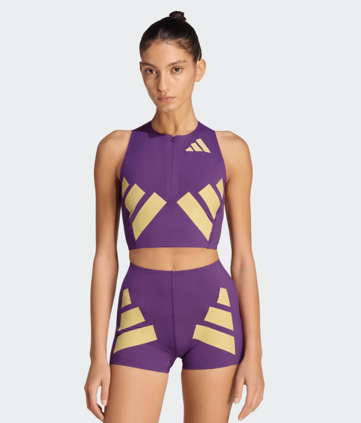 Adizero Road to Records Crop Top W
