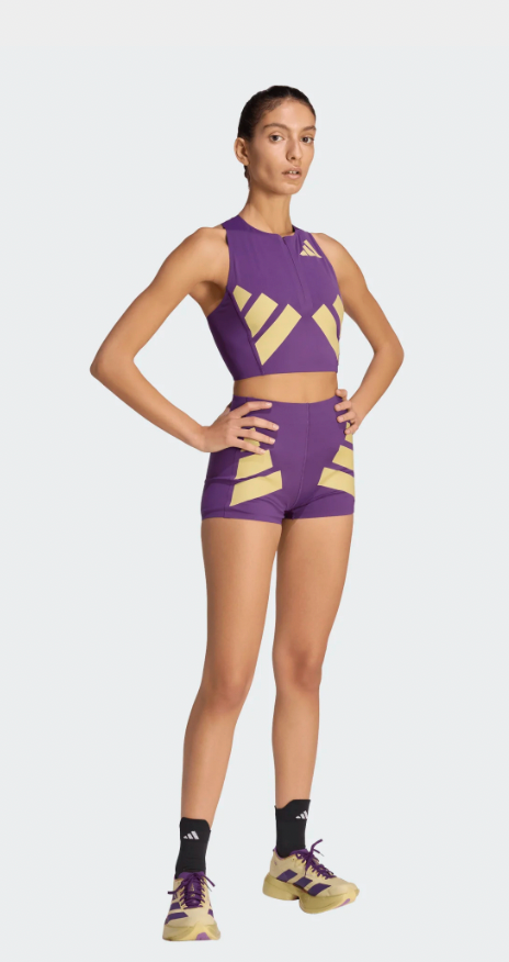Adizero Road to Records Crop Top W