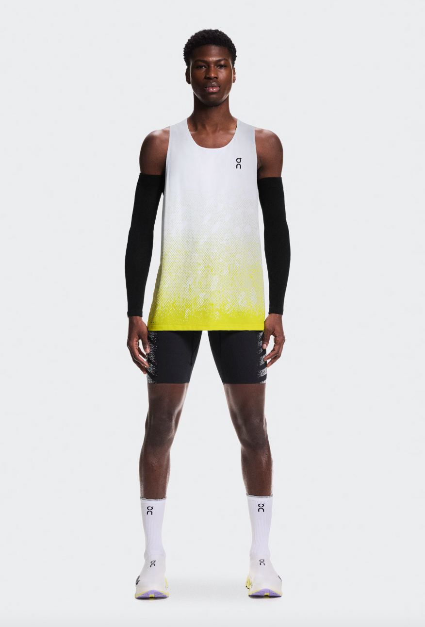 Zero Singlet M White | Lime