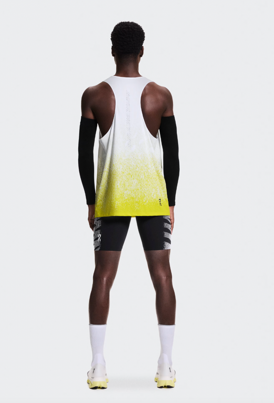 Zero Singlet M White | Lime