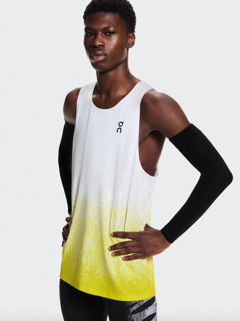 Zero Singlet M White | Lime
