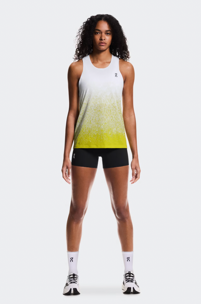 Zero Singlet W White | Lime