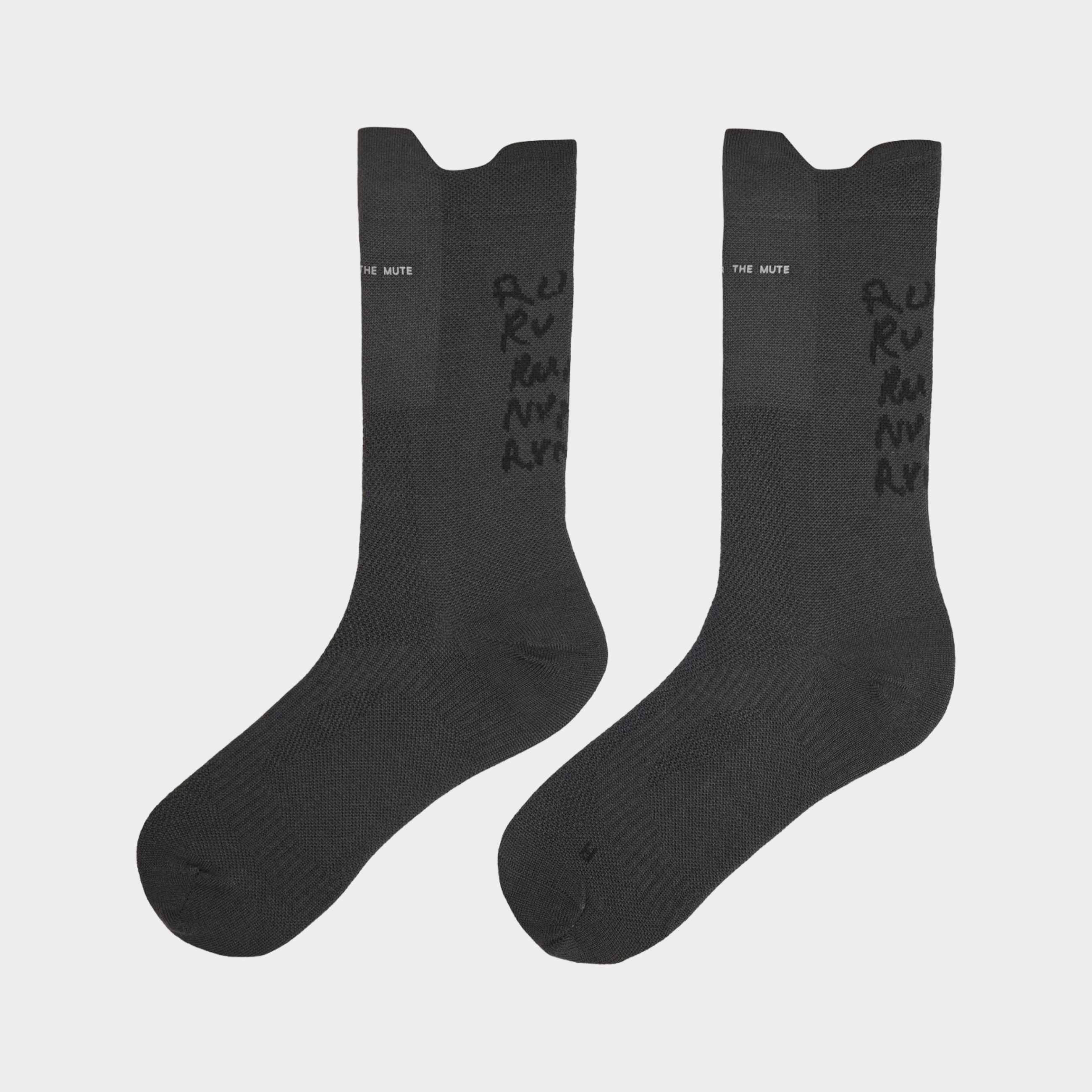 SFTM x ADIRUN02 Running Crew Sock — Carbon