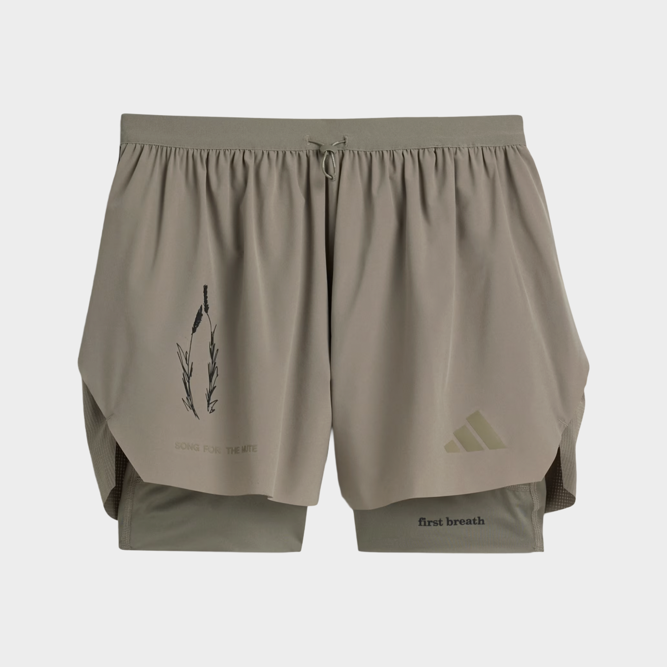 SFTM x ADIRUN02 Shorts M 5" — Putty Beige