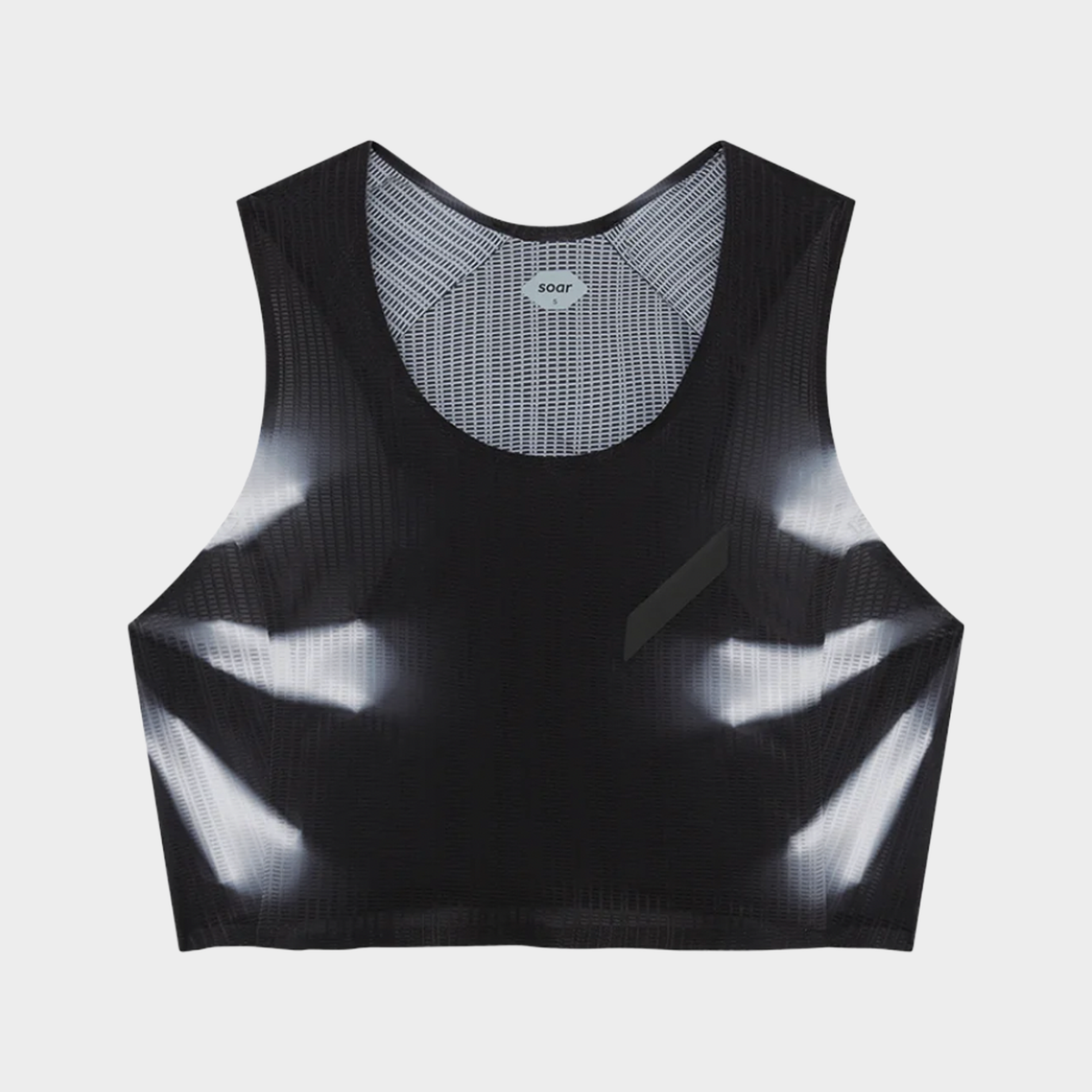 Soar Crop Vest Women's – Black/White Kaleidoscope