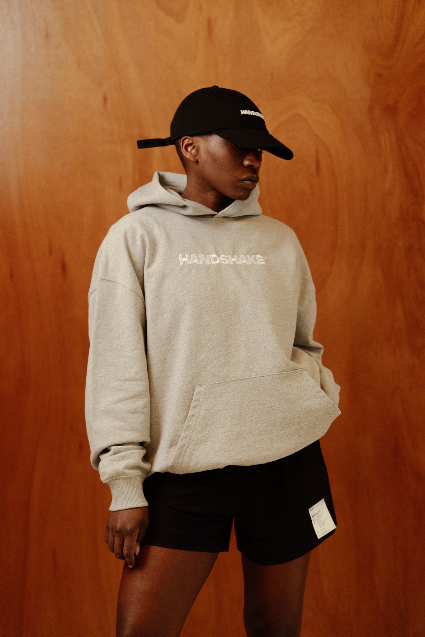 Handshake Hoodie Grey