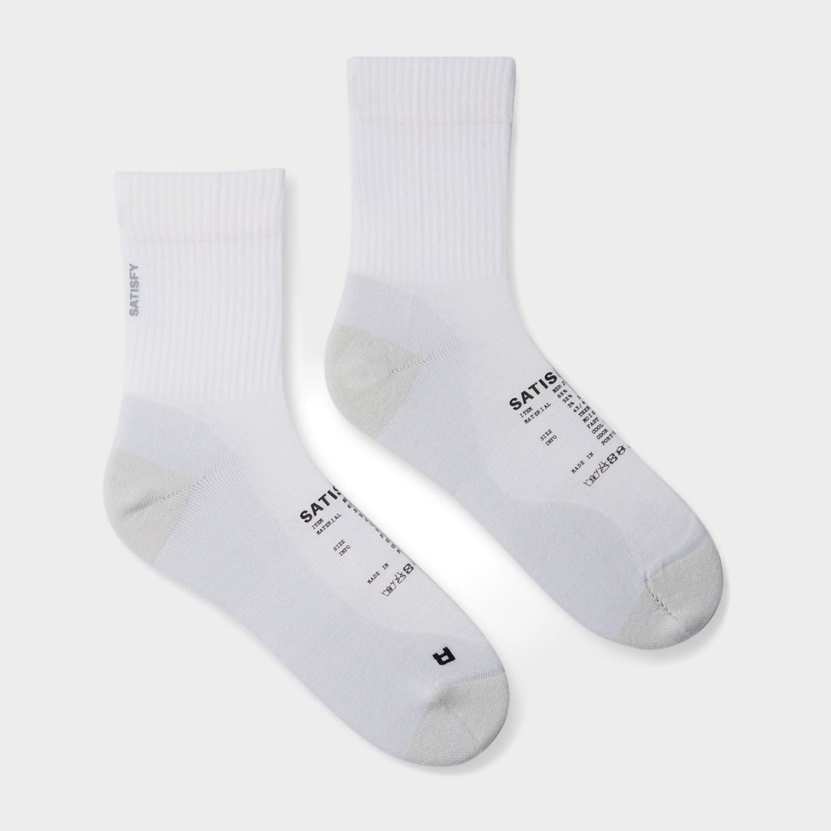 Merino Nylon Tube Socks — Off-White