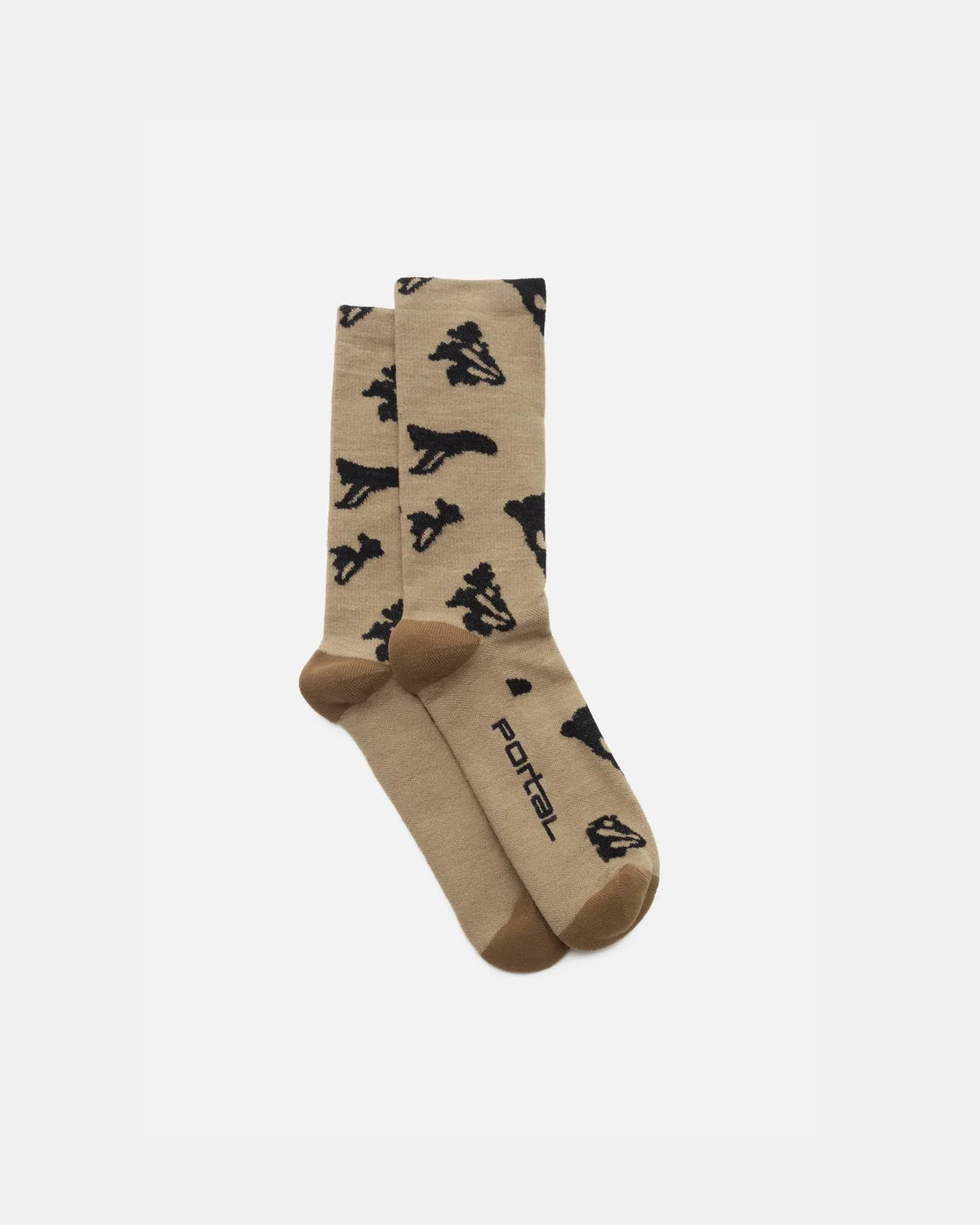 Portal Ritual Merino Sock – Greige