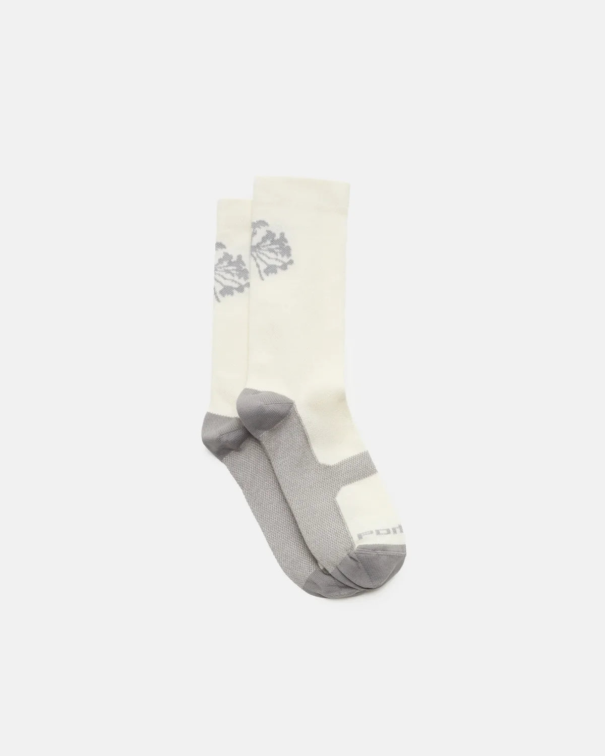 Portal Pattern Active Sock – Bone White