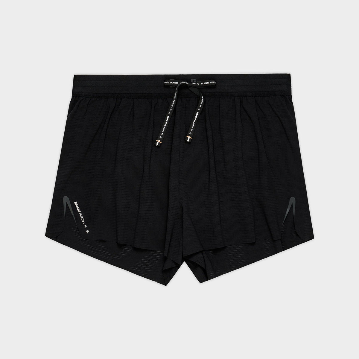 Men's Racing Ripstop Split Shorts - Black