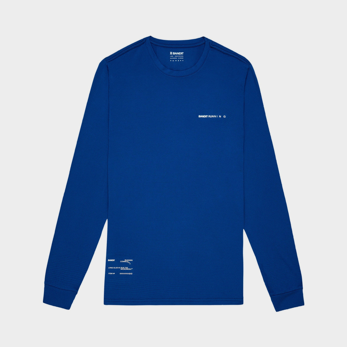 Micromesh Performance Long Sleeve Tee - Bauhaus Blue