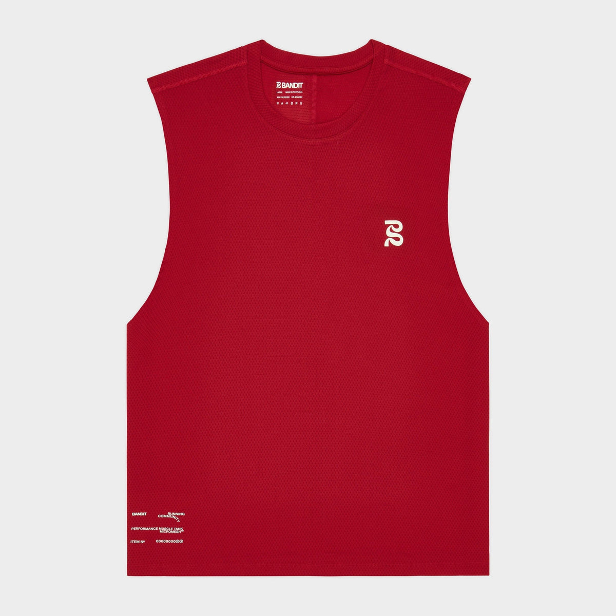 Micromesh Men's Muscle Tee - Oxide Red